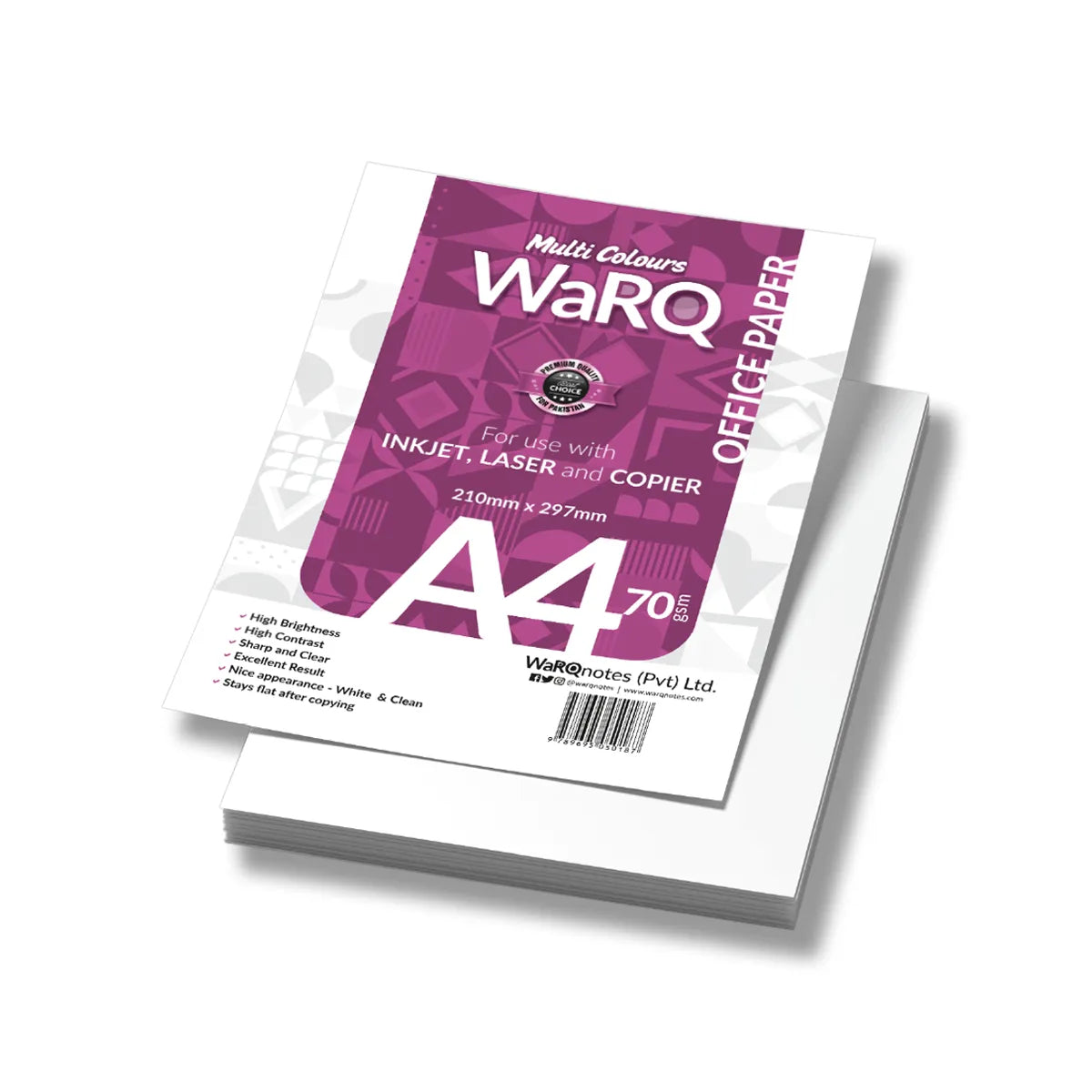 A4 Multi Color Sheets 70gsm