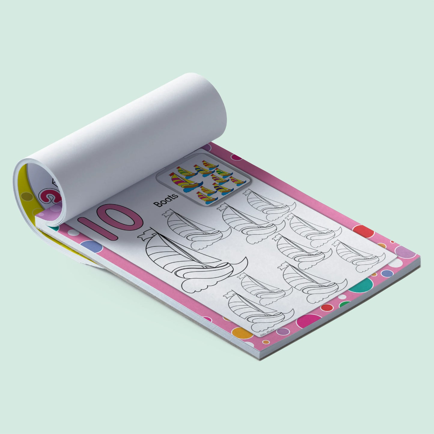 Let’s Be Artistic Coloring Pad | Counting