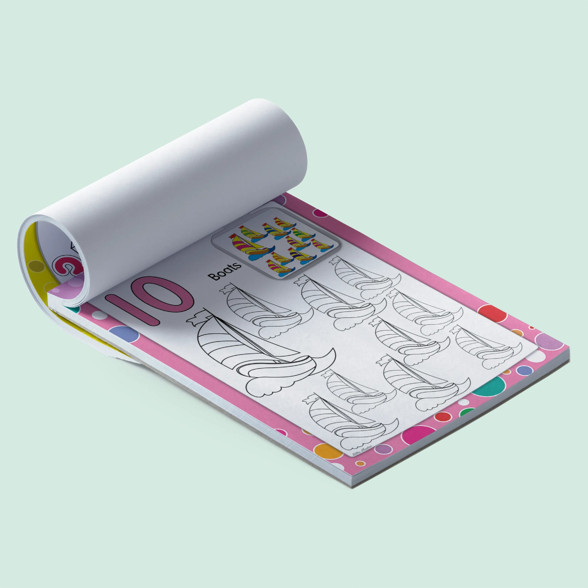 Let’s Be Artistic Coloring Pad | Counting