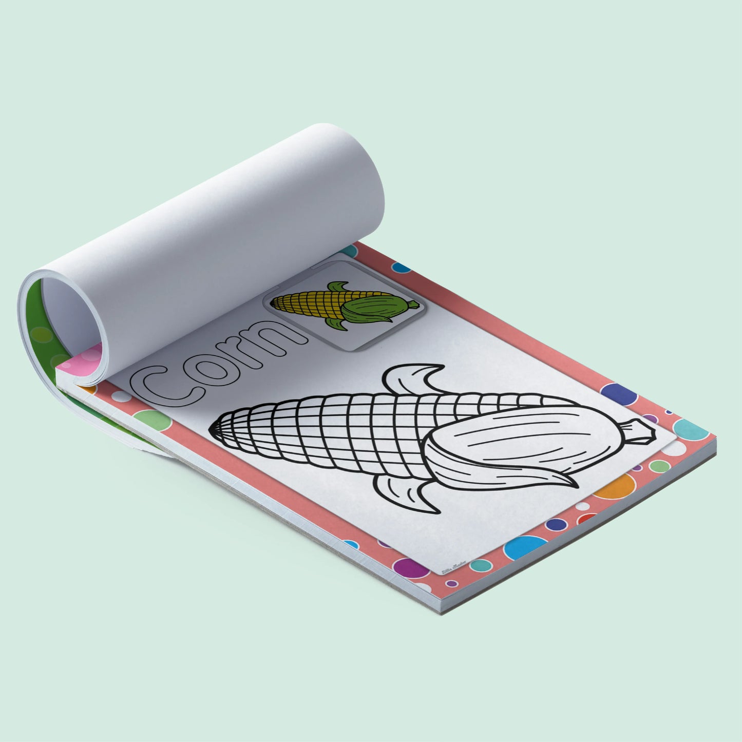 Let’s Be Artistic Coloring Pad | Vegetables