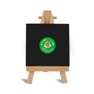 Easel with Square Black Canvas