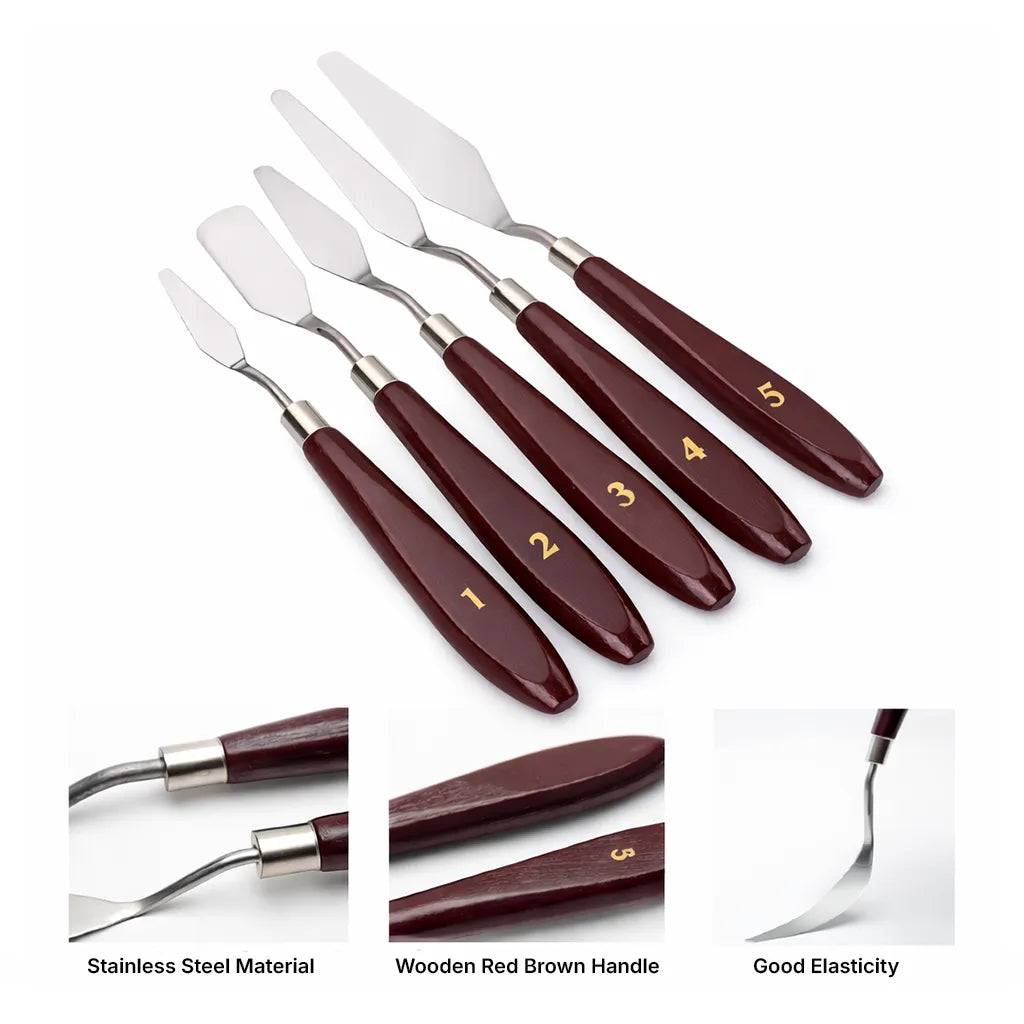 Bergino Painting Knife Set | 5 Pcs