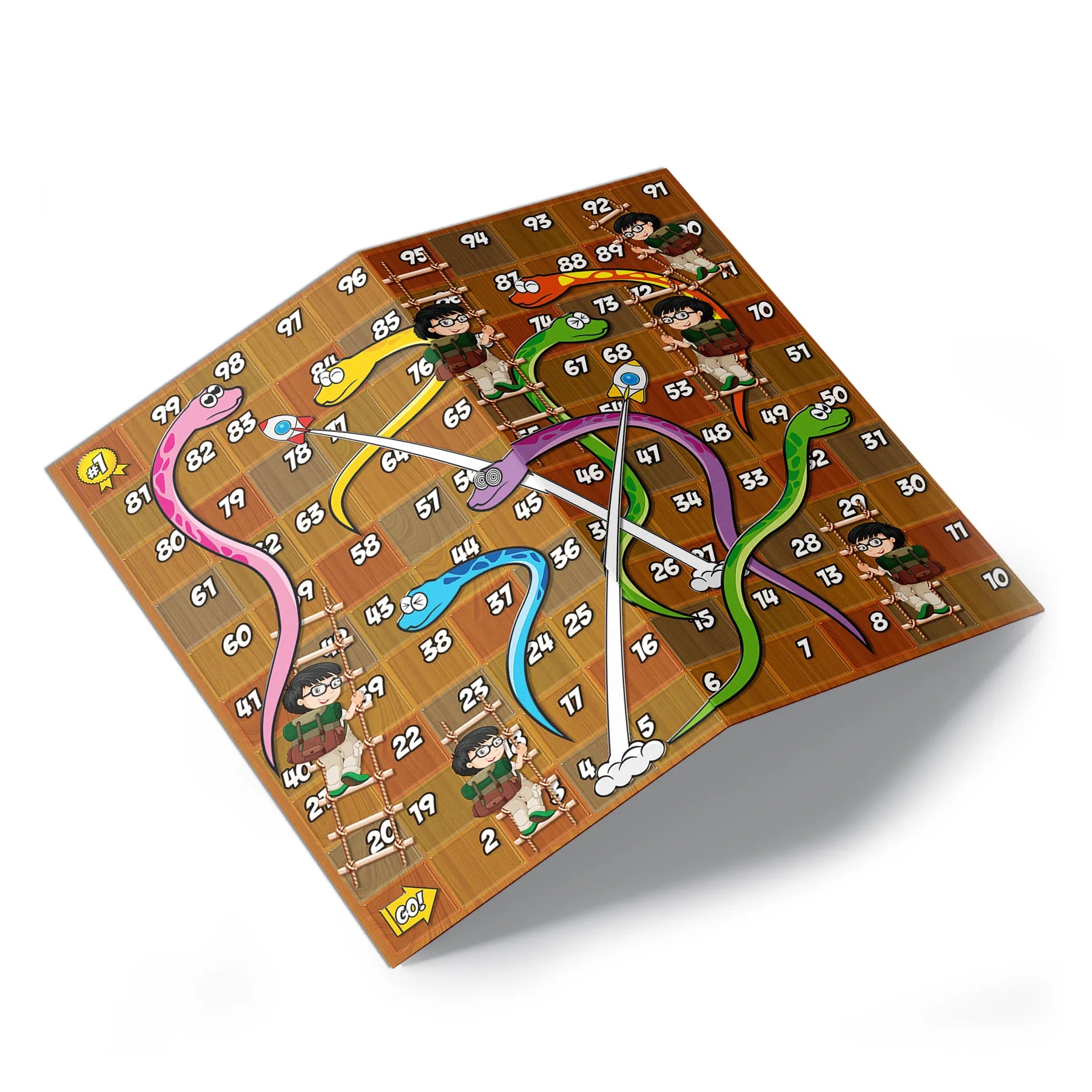 Wooden Ludo Board Game Set | 14x14 Inch & PET Jar S1