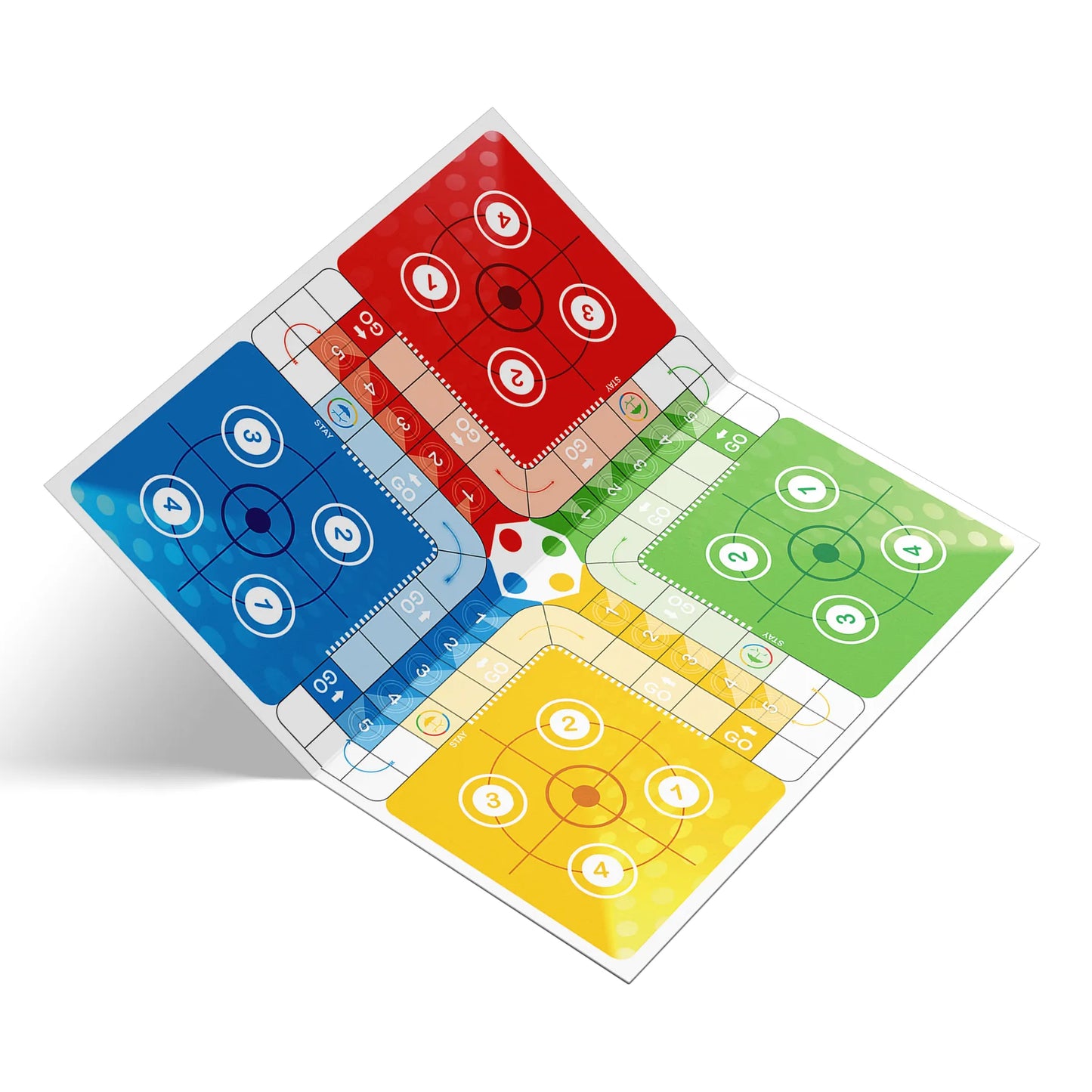 Wooden Ludo Board Game Set | 24x24 Inch & PET Jar