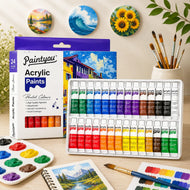 24 Colors Acrylic Paint Set | 12ml Tubes
