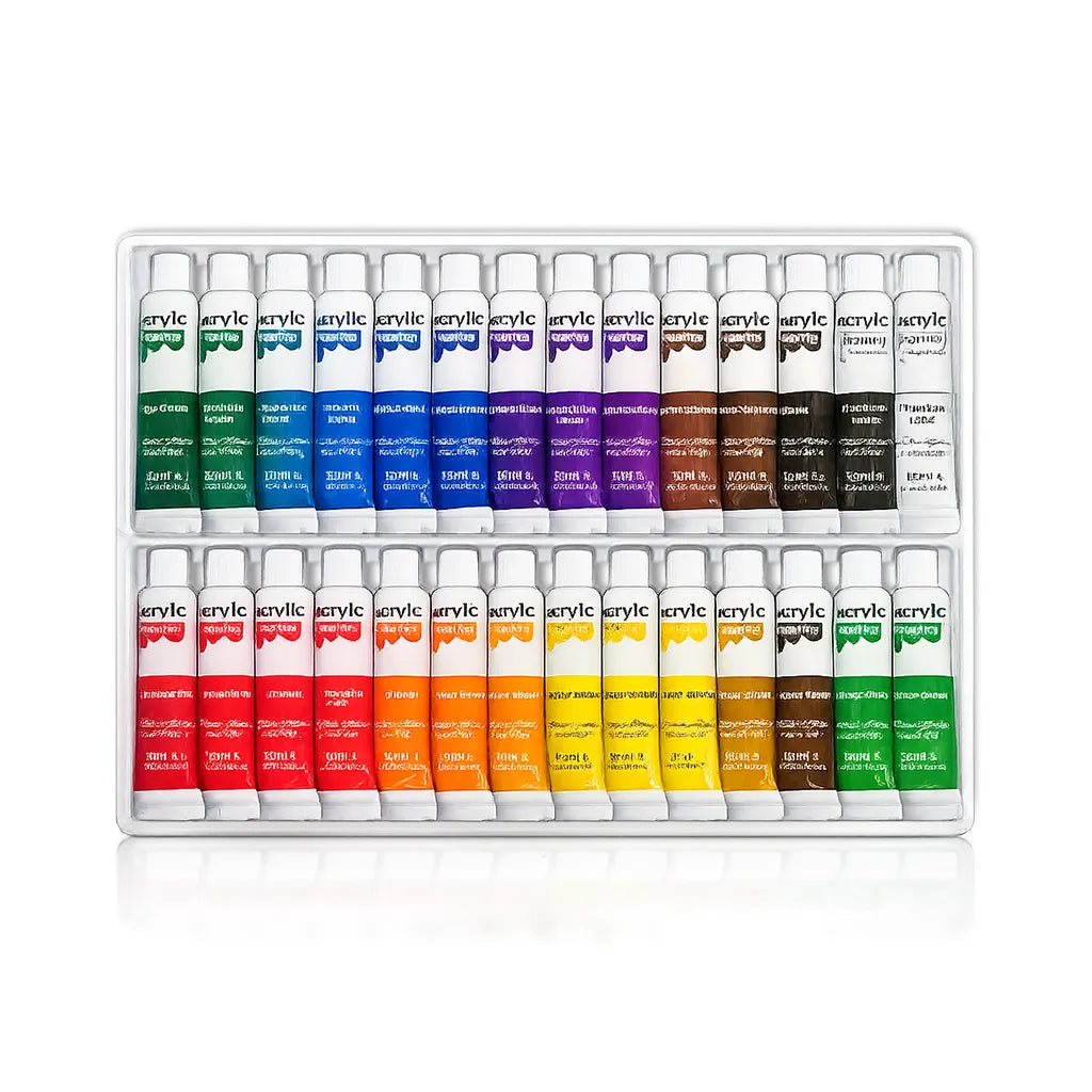 24 Colors Acrylic Paint Set | 12ml Tubes