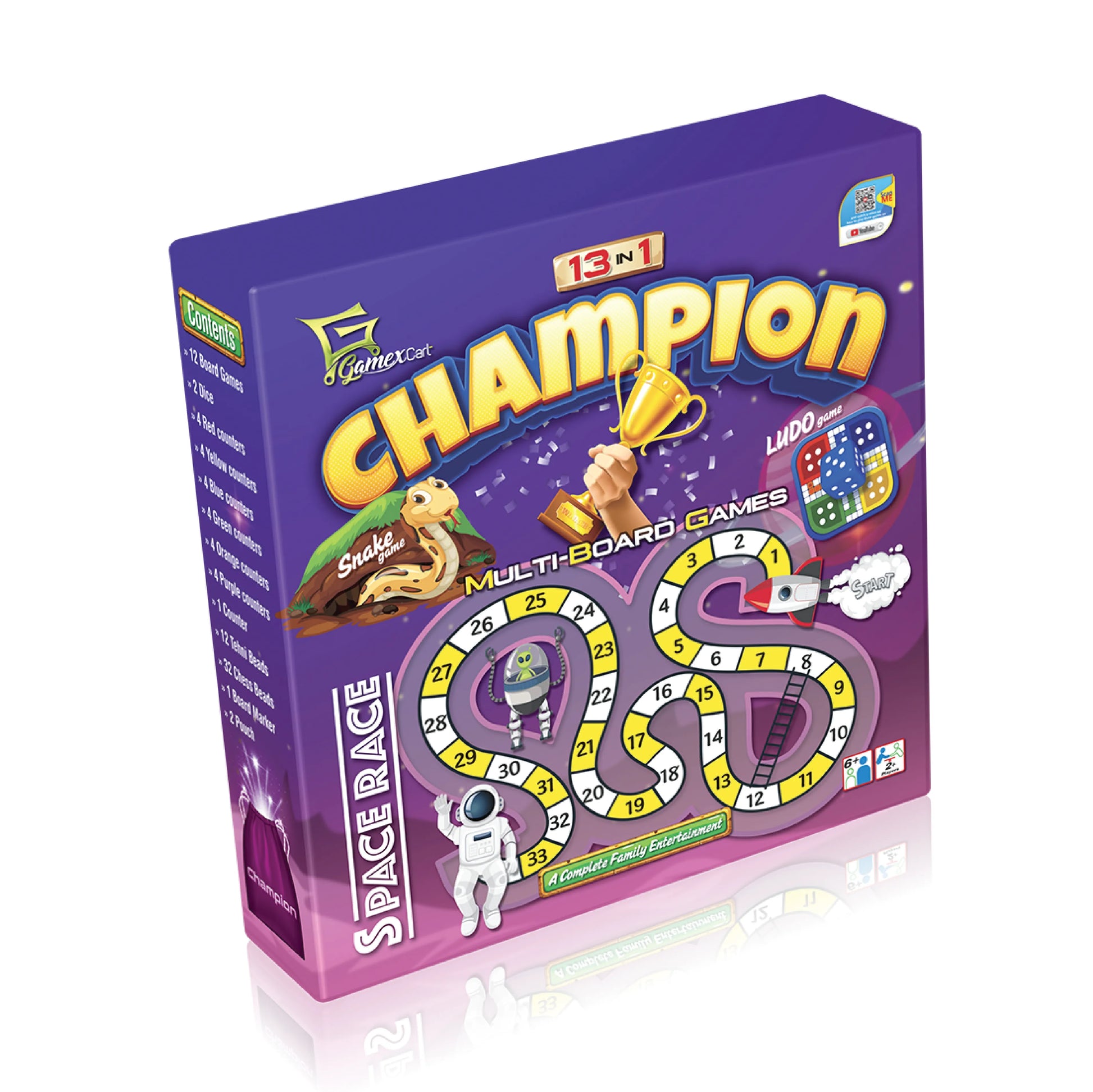 13 in 1 Wooden Board Games