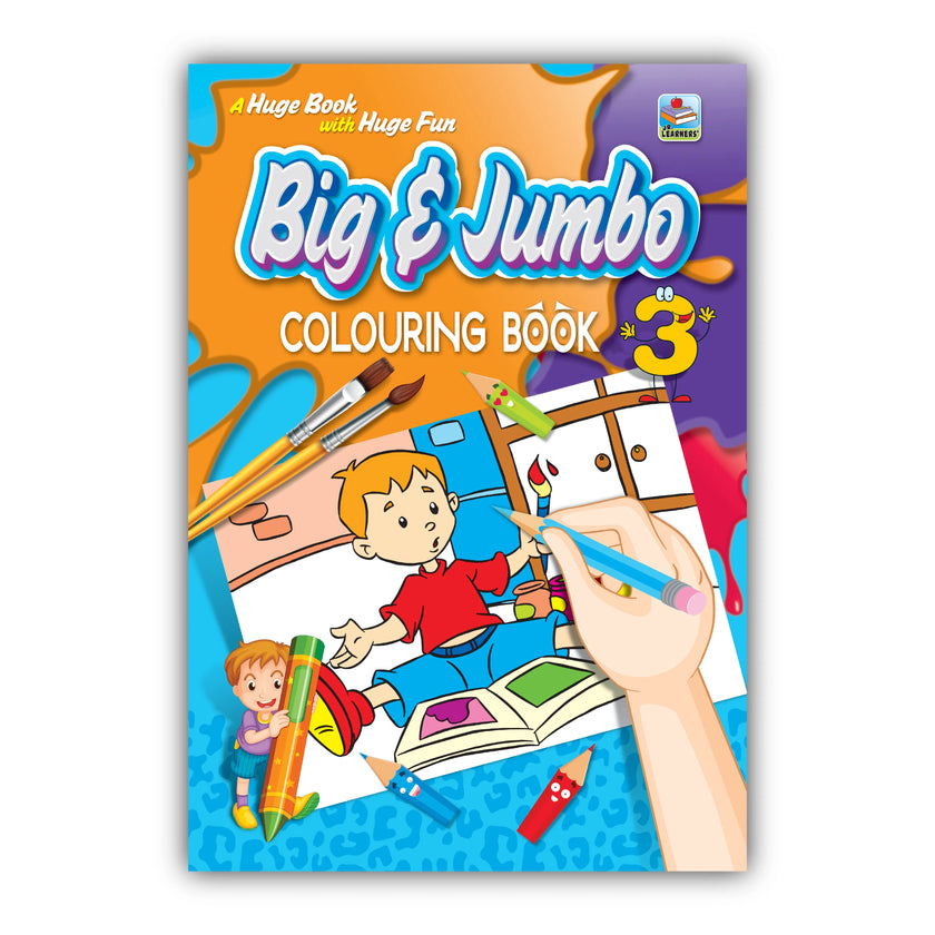 Big & Jumbo Colouring Book 3 for Kids