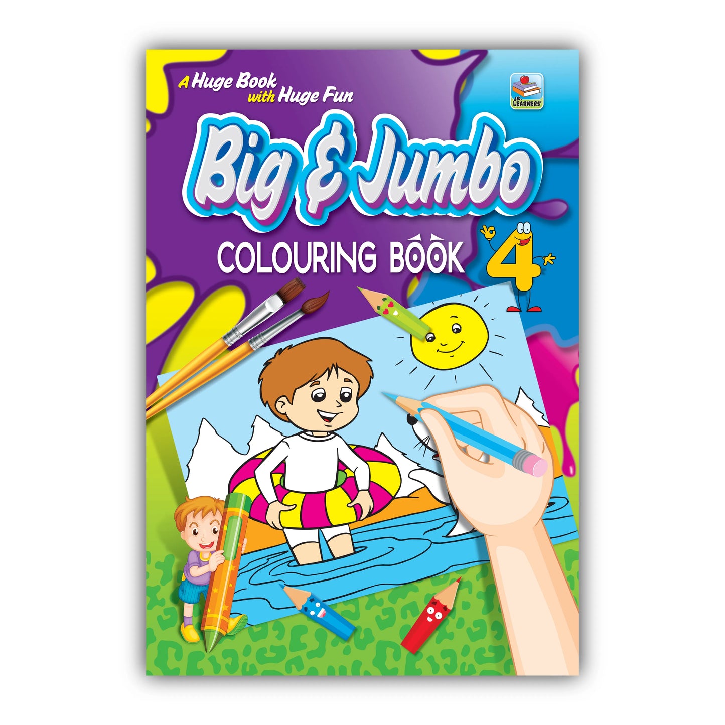 Big & Jumbo Colouring Book 4 for Kids