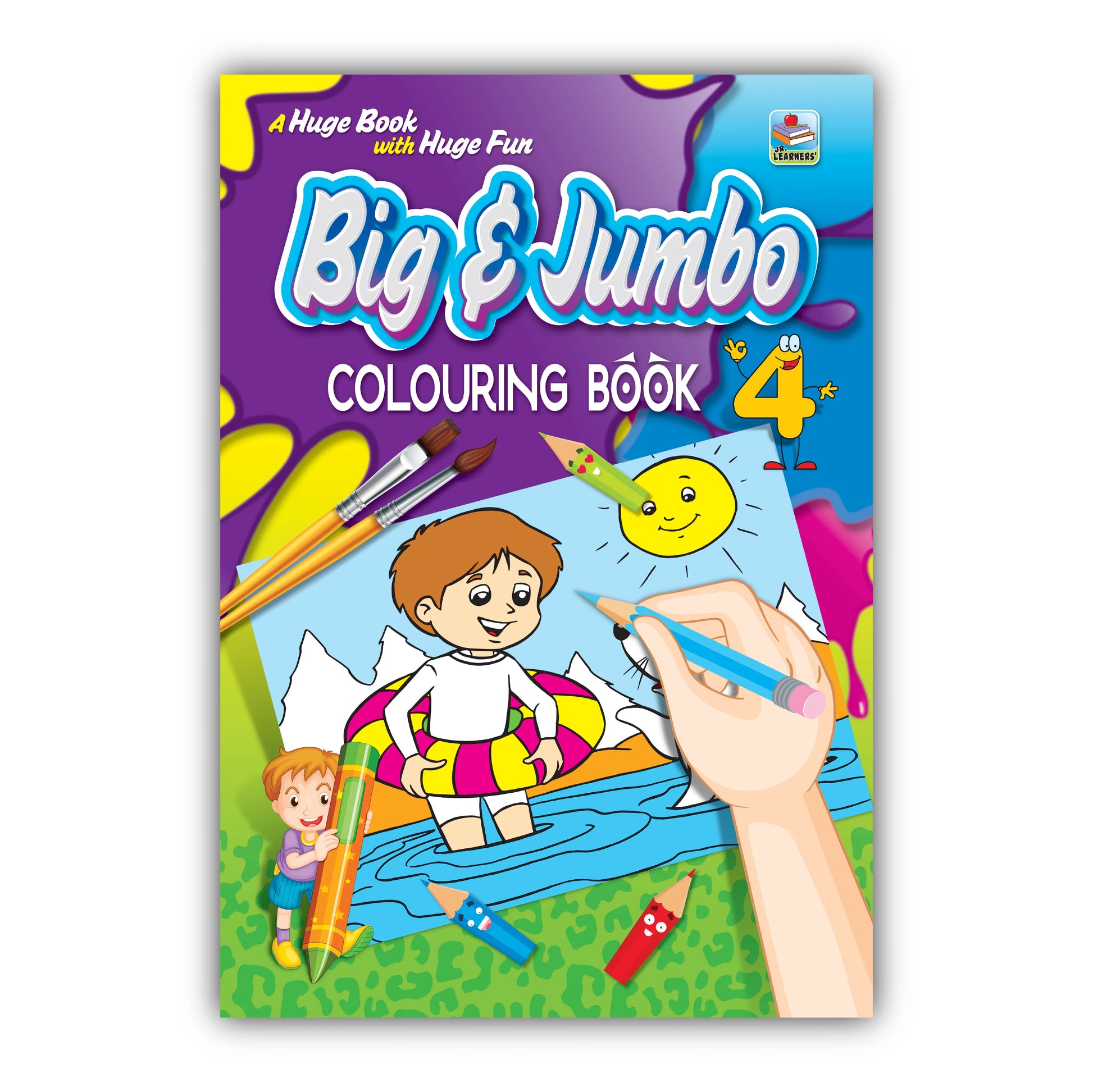 Big & Jumbo Colouring Book 4 for Kids