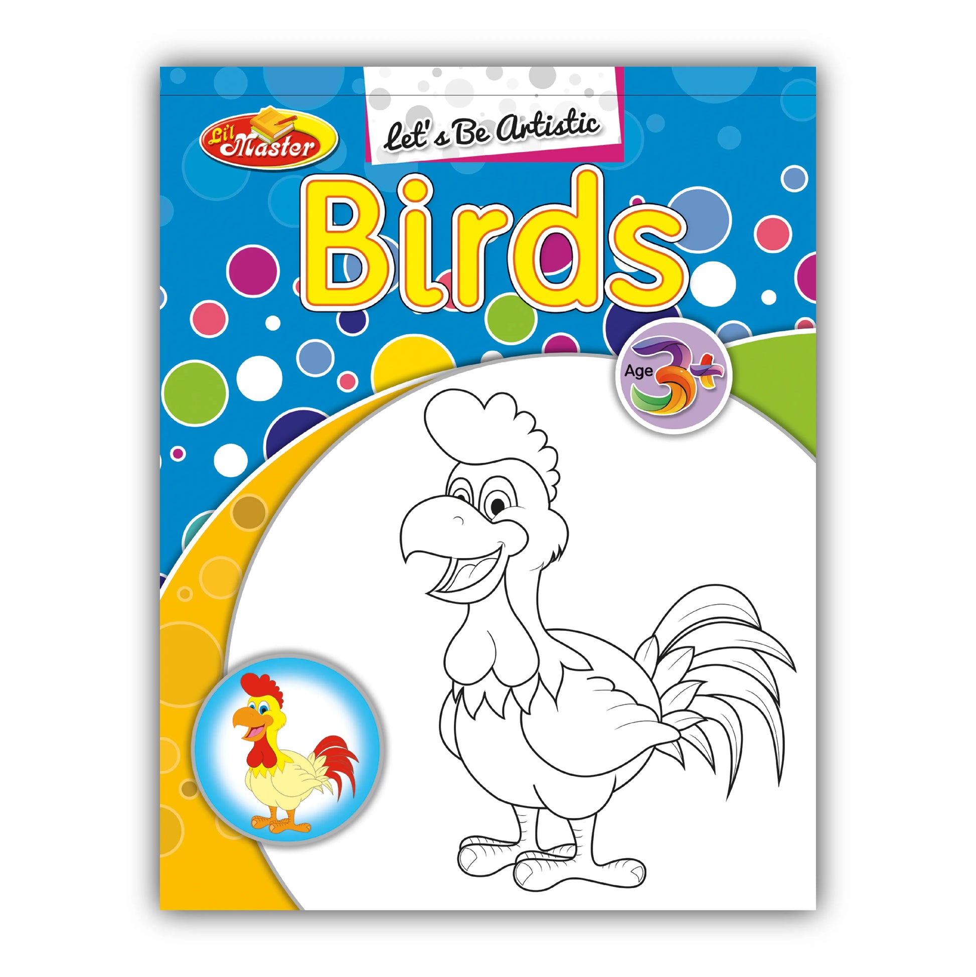 Let’s Be Artistic Coloring Pad | Birds