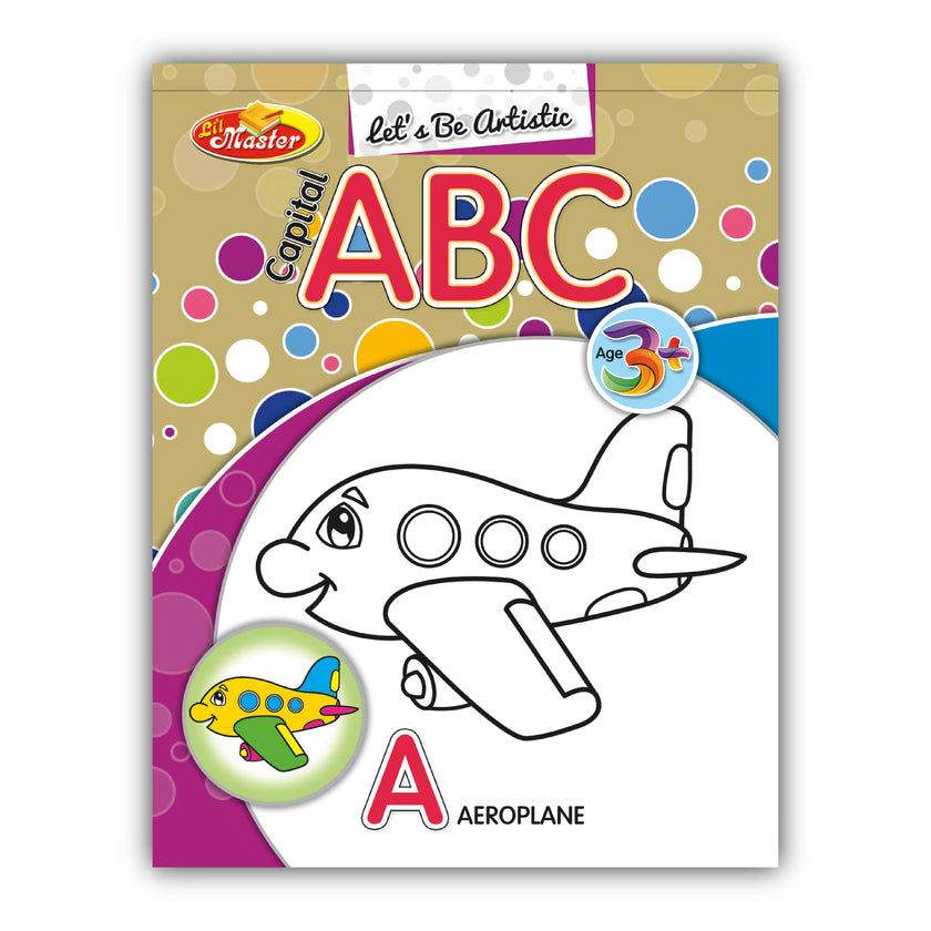Let’s Be Artistic Coloring Pad | Capital Alphabets