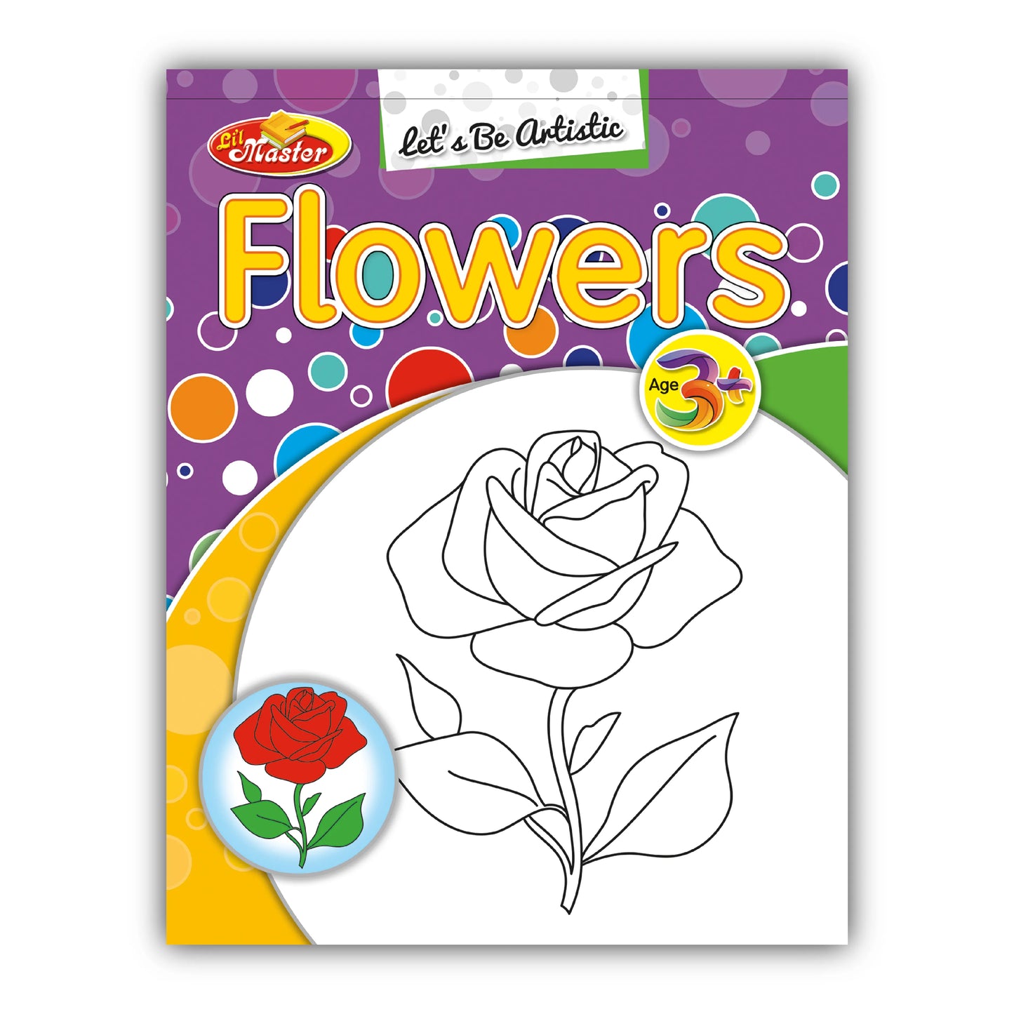 Let’s Be Artistic Coloring Pad | Flowers