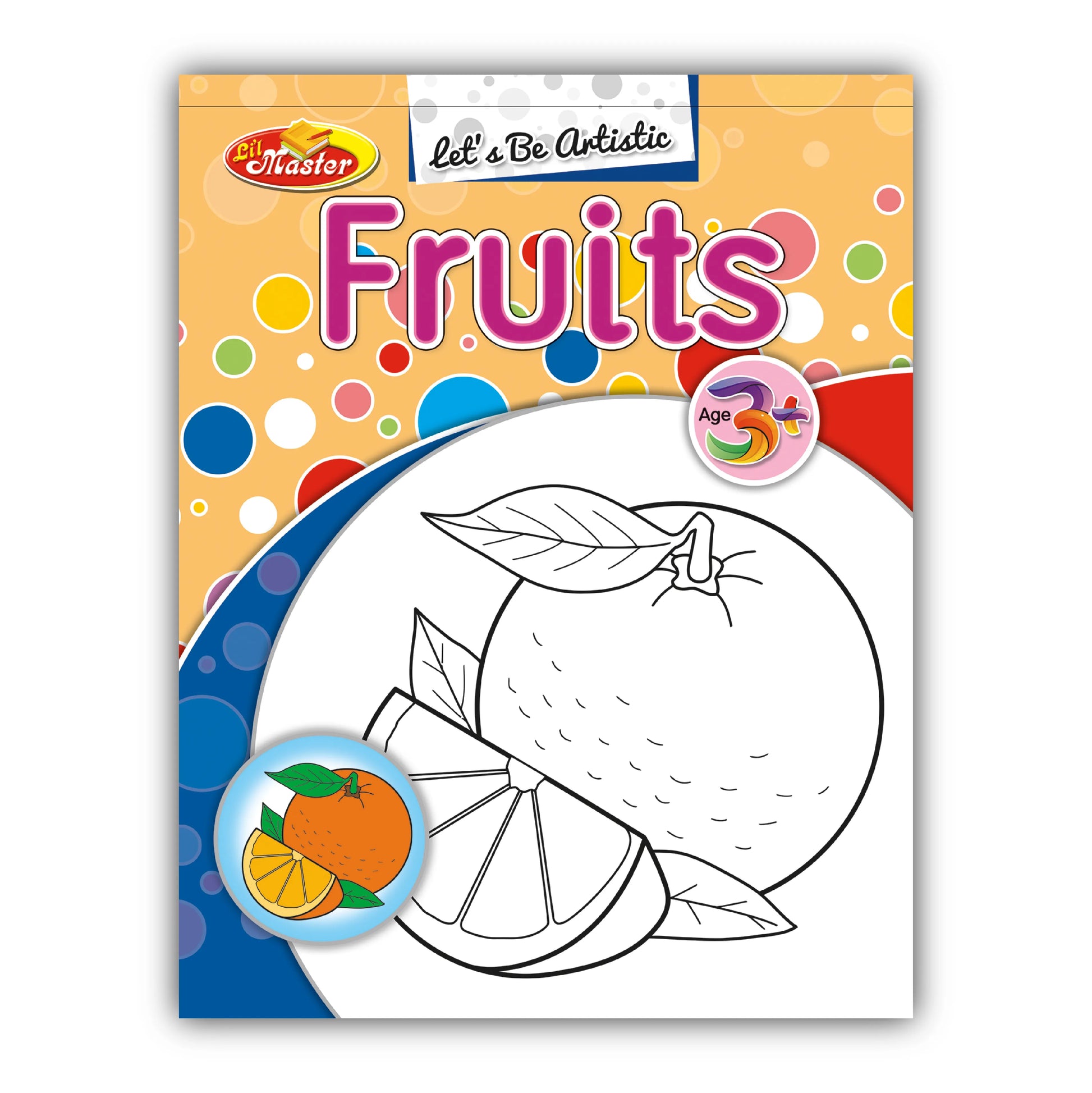 Let’s Be Artistic Coloring Pad | Fruits