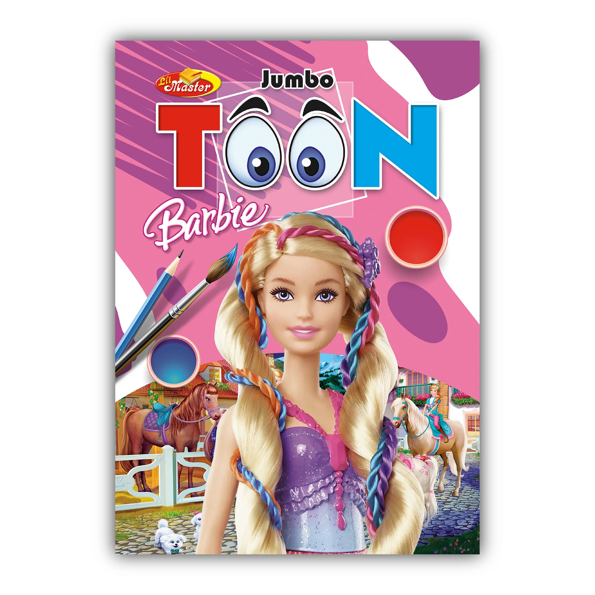 Jumbo Toon Colouring Book for Kids | Barbie