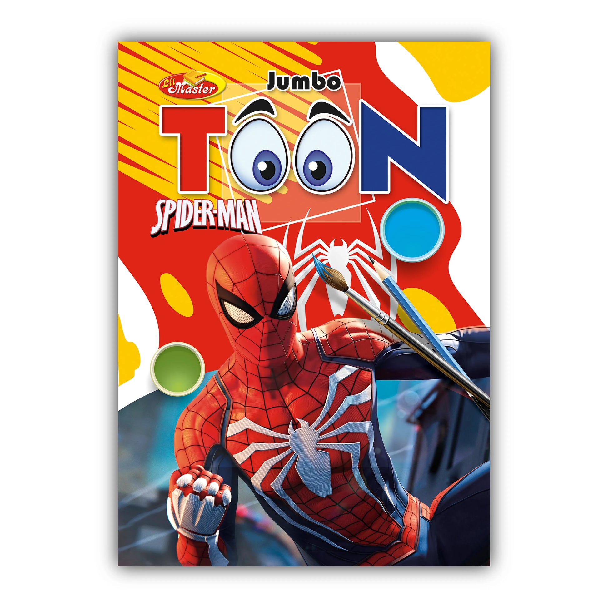 Jumbo Toon Colouring Book for Kids | Spider Man