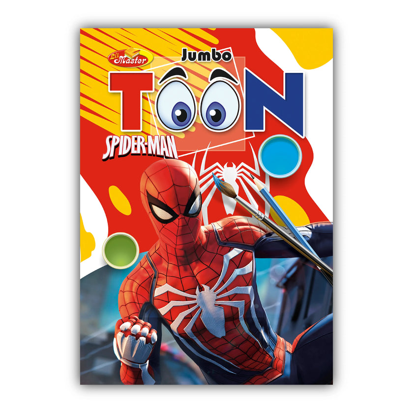 Jumbo Toon Colouring Book for Kids | Spider Man