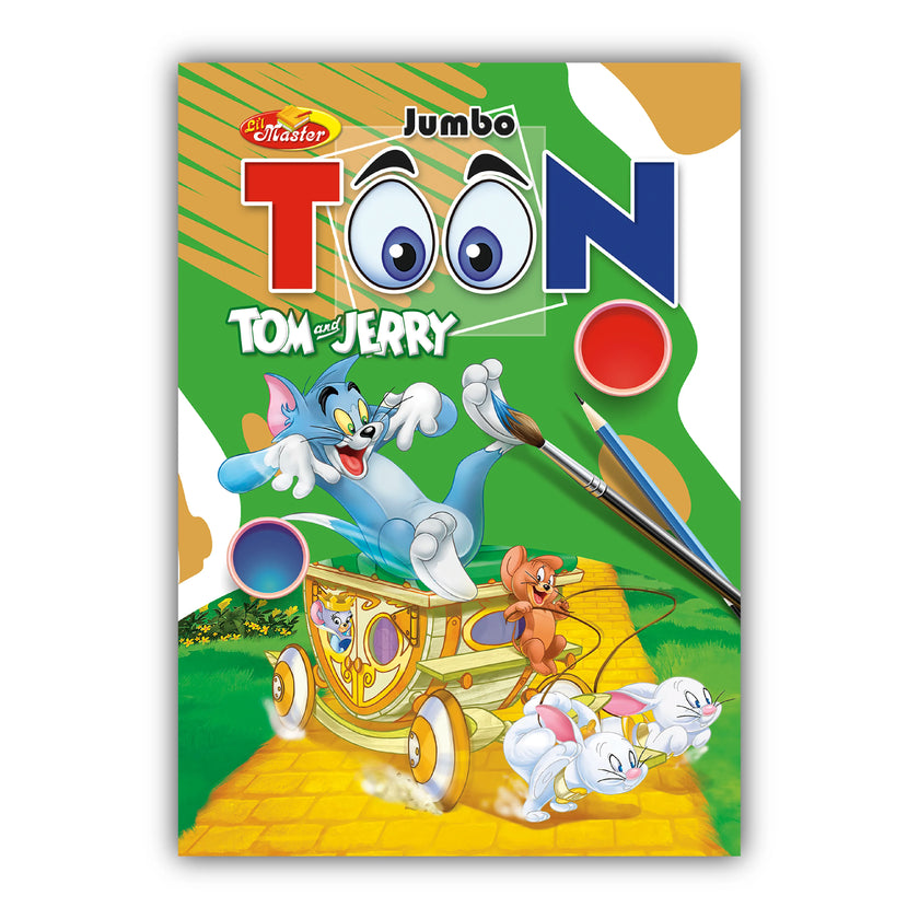 Jumbo Toon Colouring Book for Kids | Tom & Jerry