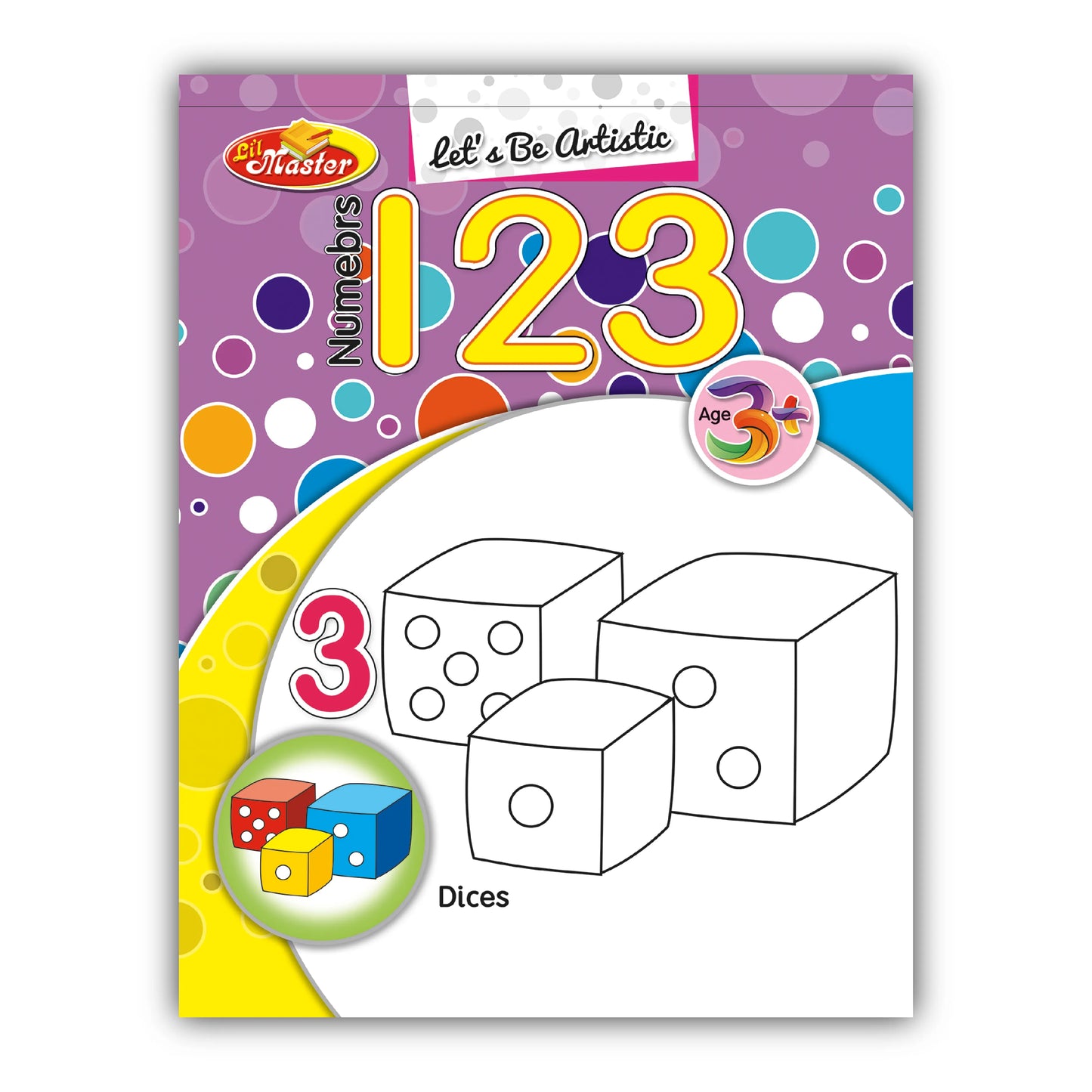 Let’s Be Artistic Coloring Pad | Counting