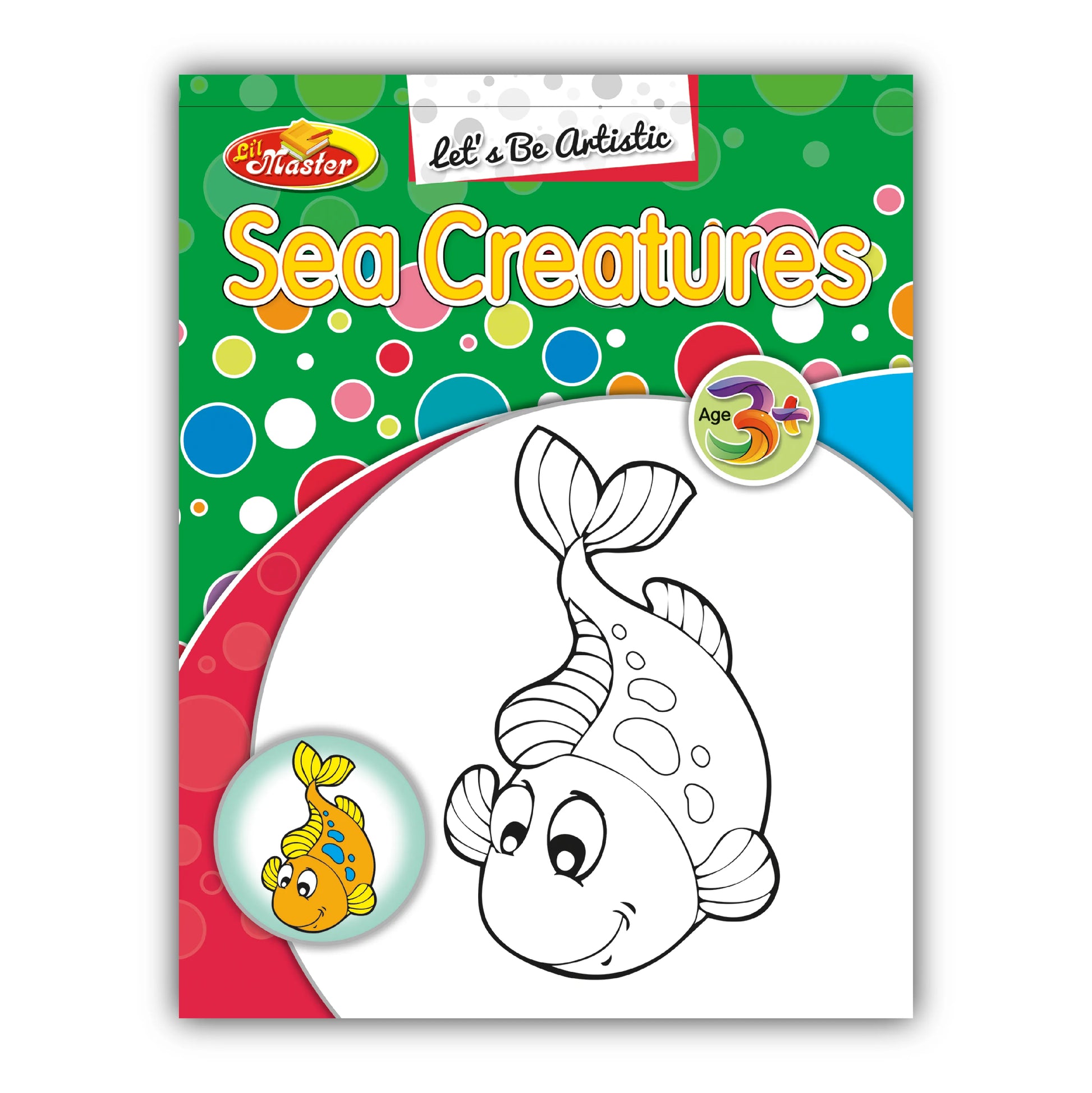 Let’s Be Artistic Coloring Pad | Sea Creatures