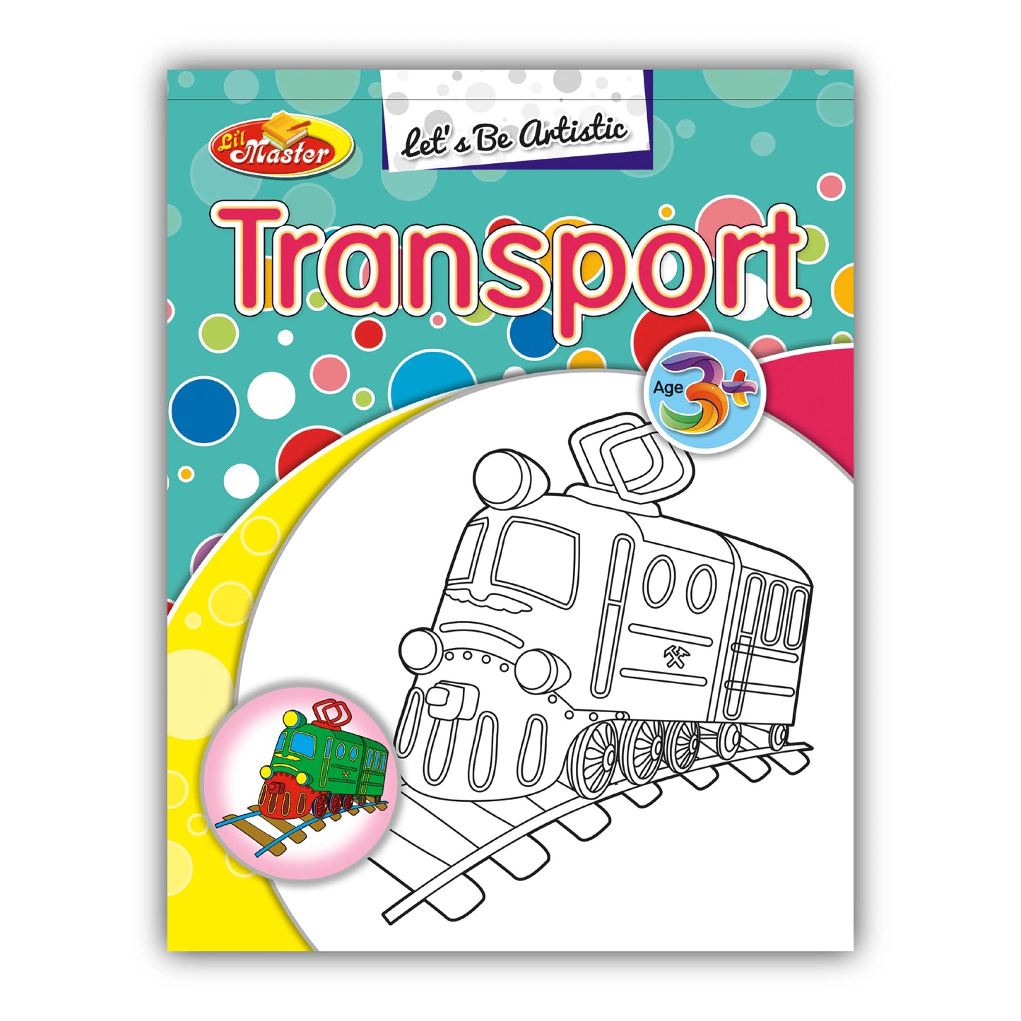 Let’s Be Artistic Coloring Pad | Transport
