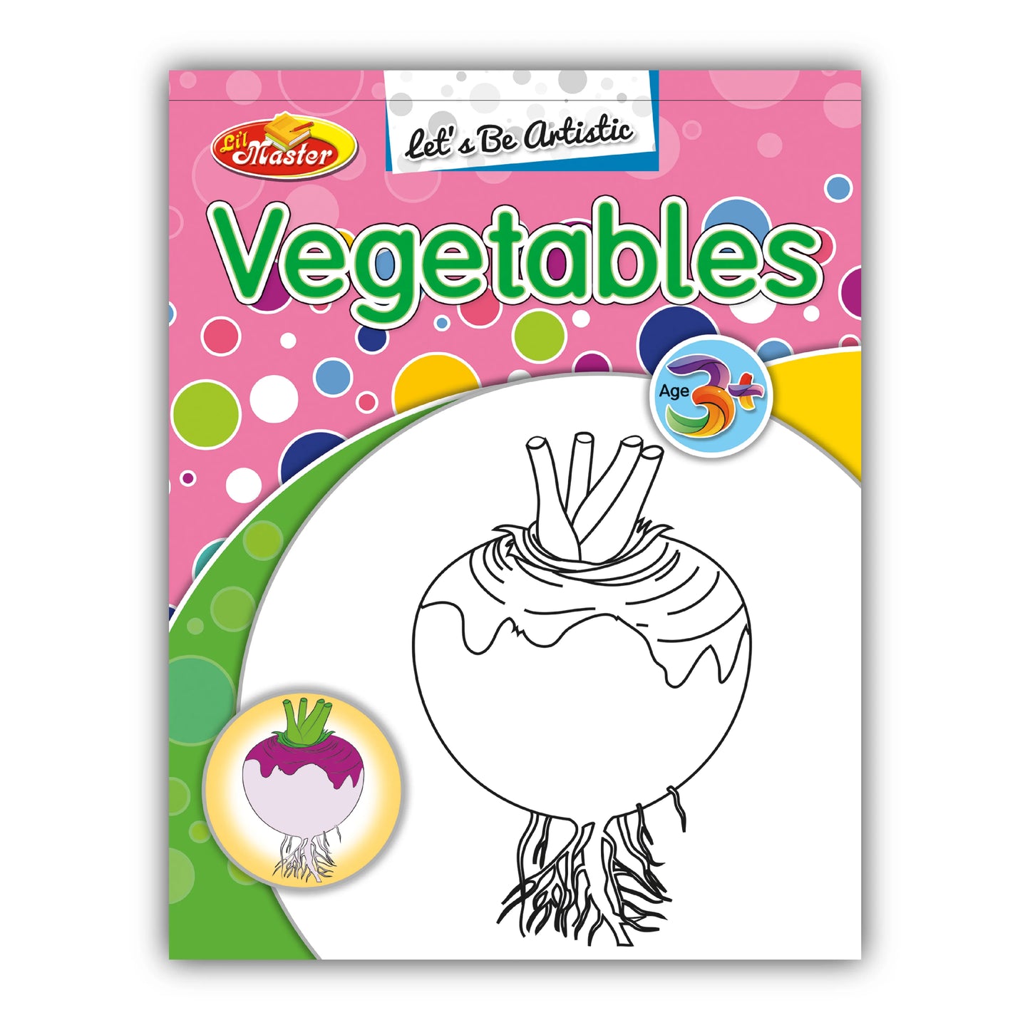 Let’s Be Artistic Coloring Pad | Vegetables