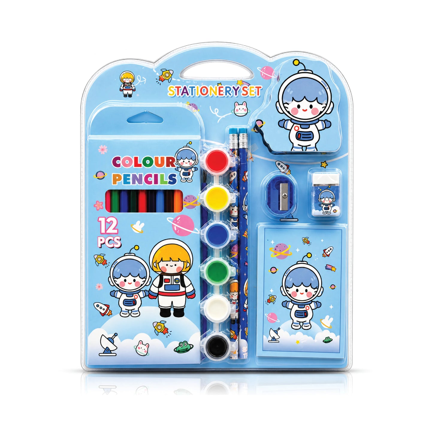 Stationery Gift Set - 7-Piece Portable Kit