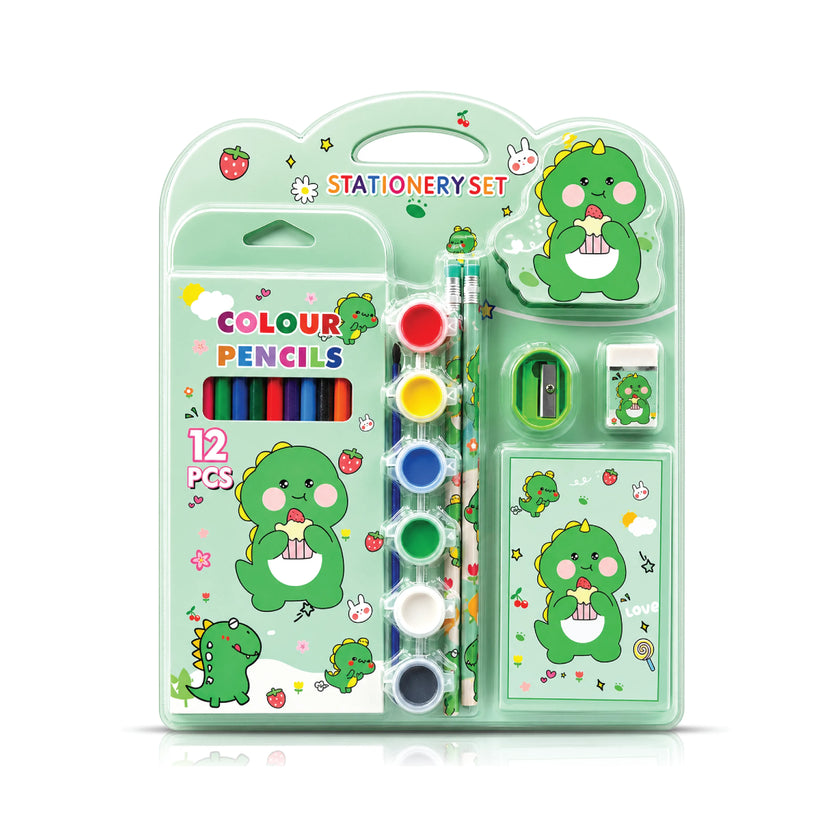Stationery Gift Set - 7-Piece Portable Kit