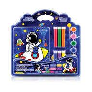 3-in-1 Kids' Creative Stationary Set – Sand Painting, Watercolor & Graffiti Kit