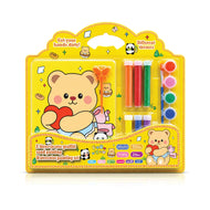 3-in-1 Kids' Creative Stationary Set – Sand Painting, Watercolor & Graffiti Kit