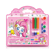 3-in-1 Kids' Creative Stationary Set – Sand Painting, Watercolor & Graffiti Kit