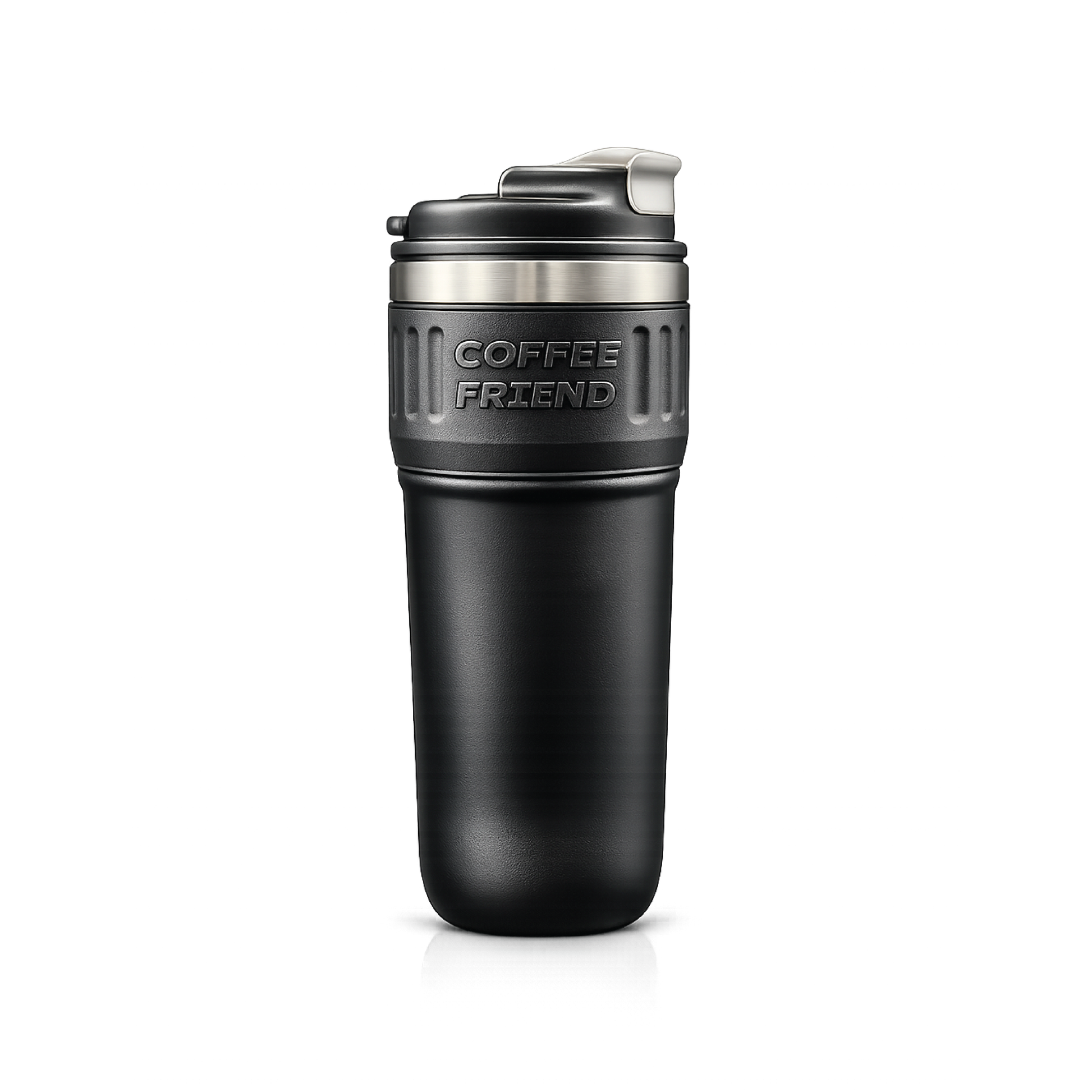 Coffee Friend Travel Mug | Stainless Steel Insulated Tumbler for Hot & Cold Drinks