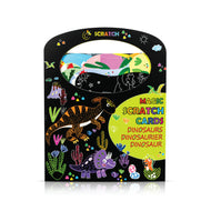 Magic Dinosore Theme Scratch Art Card Set for Kids