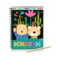 Jungle Magic Scratch Art Spiral Notebook