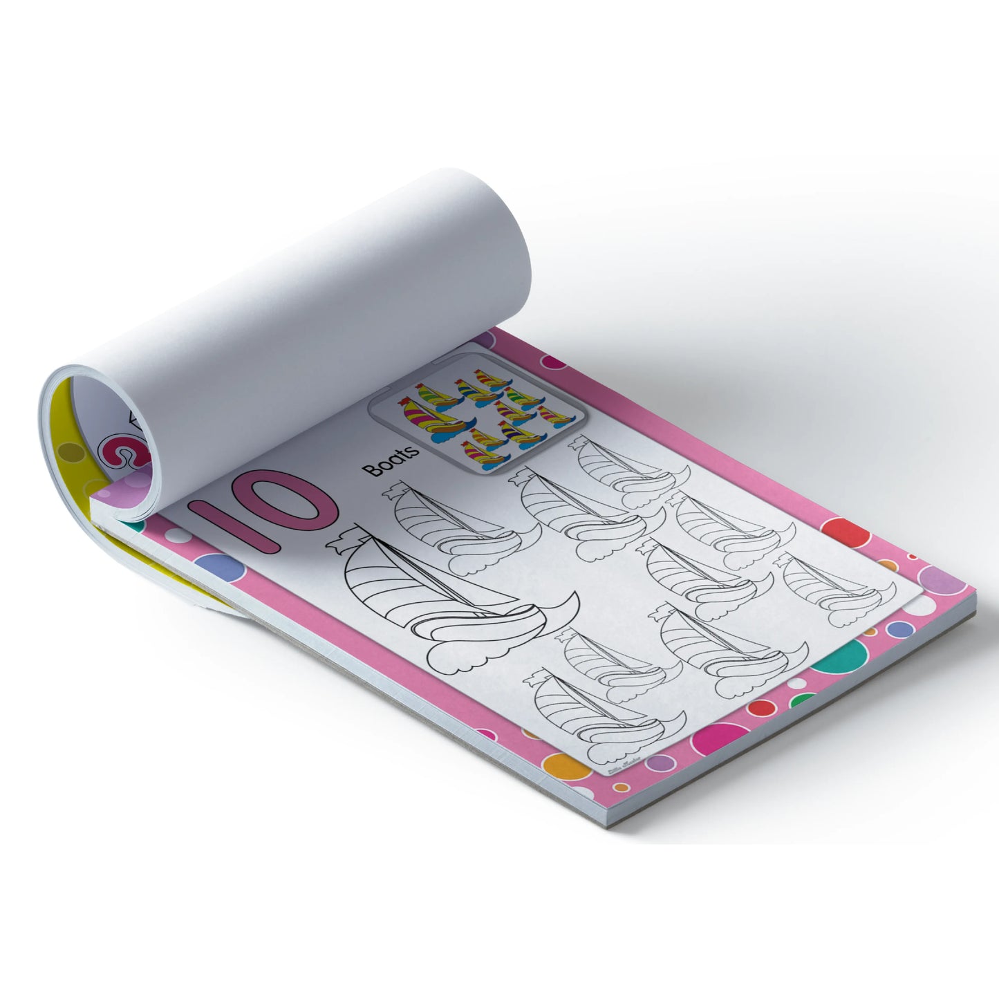 Let’s Be Artistic Coloring Pad | Counting