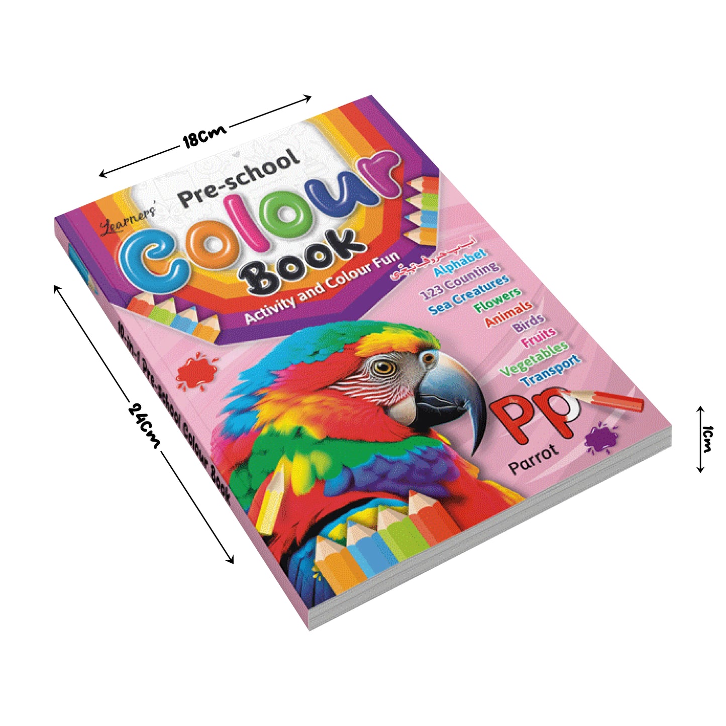 Pre School 10 in 1 Color Book