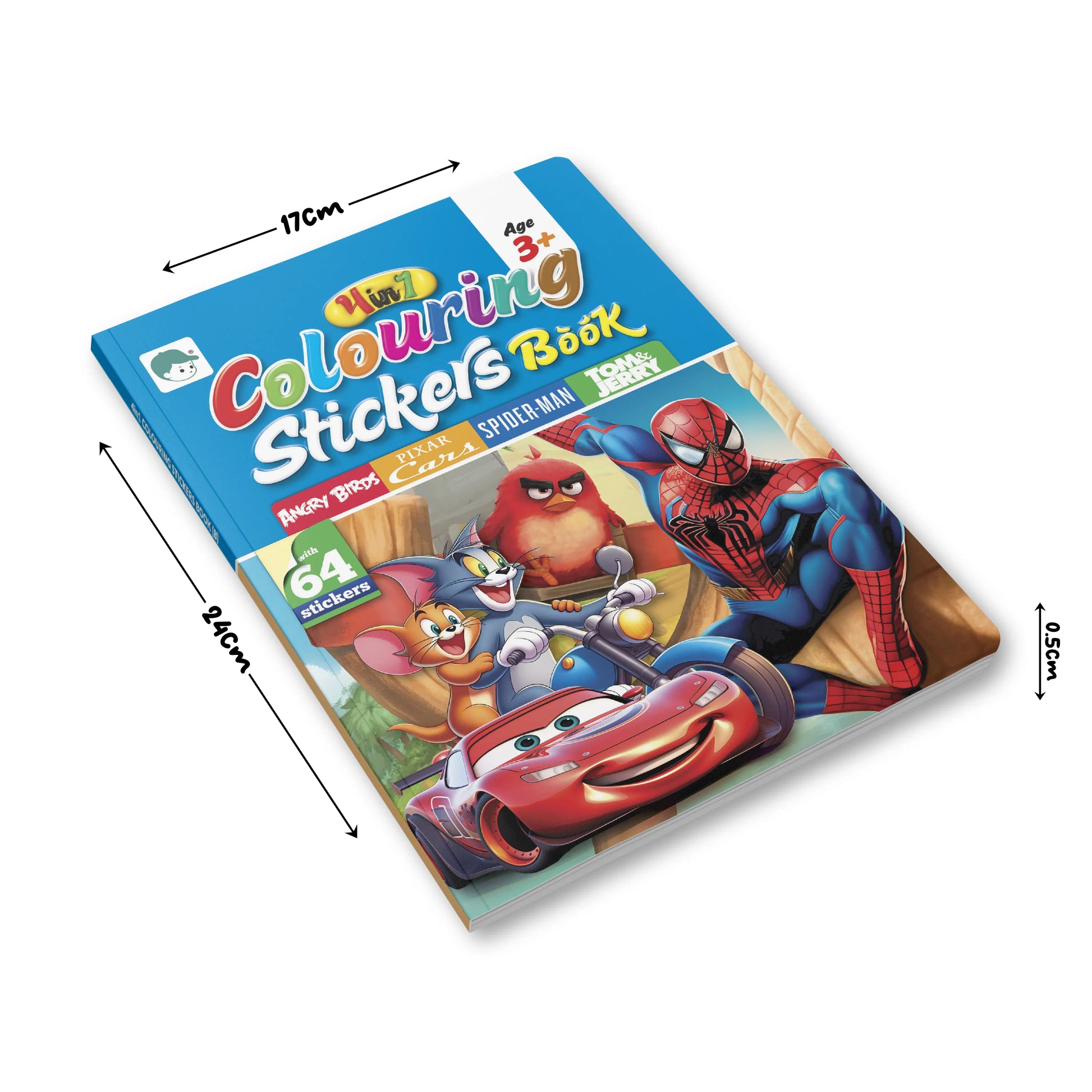 Coloring Stickers Book 4 in 1