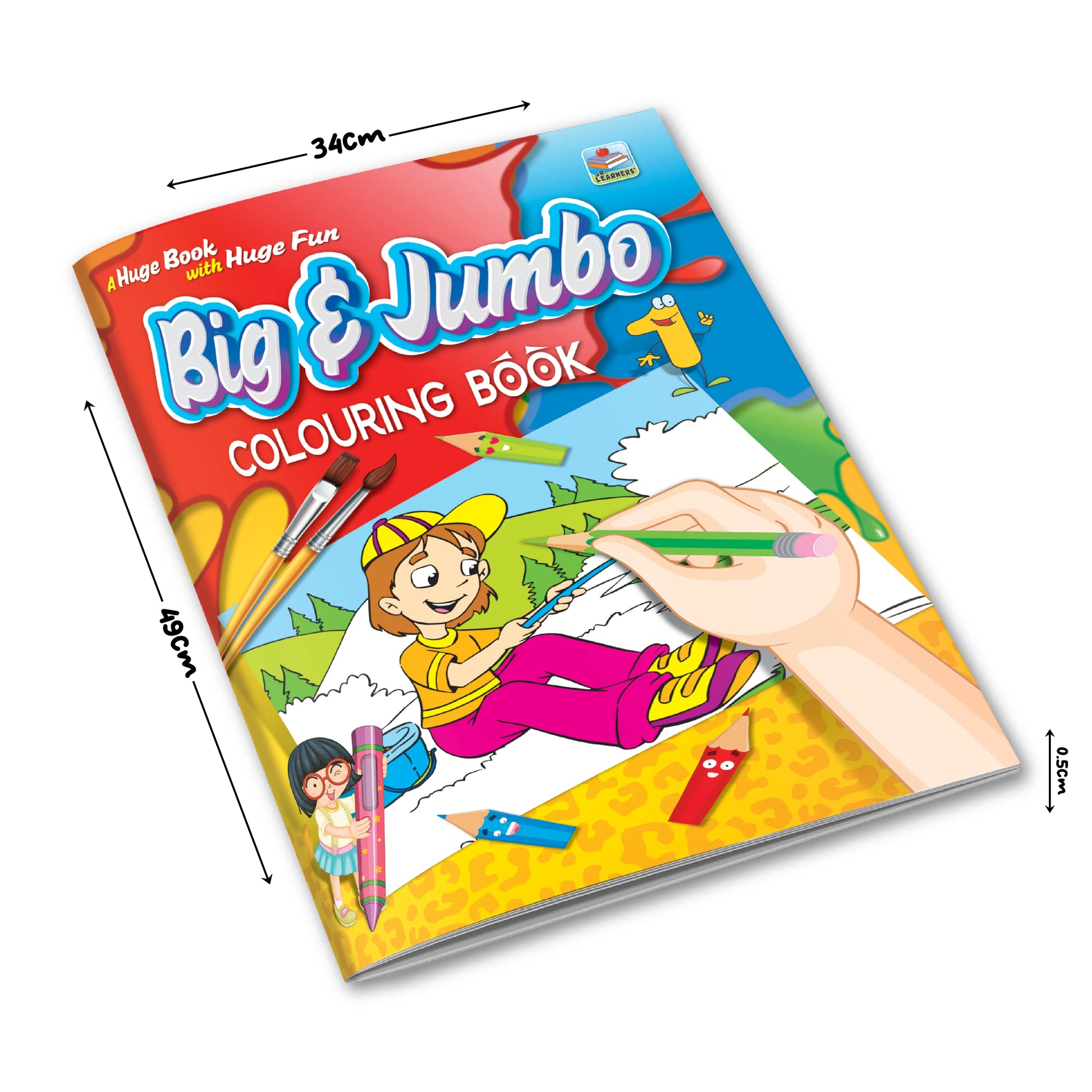 Big & Jumbo Colouring Book 1 for Kids
