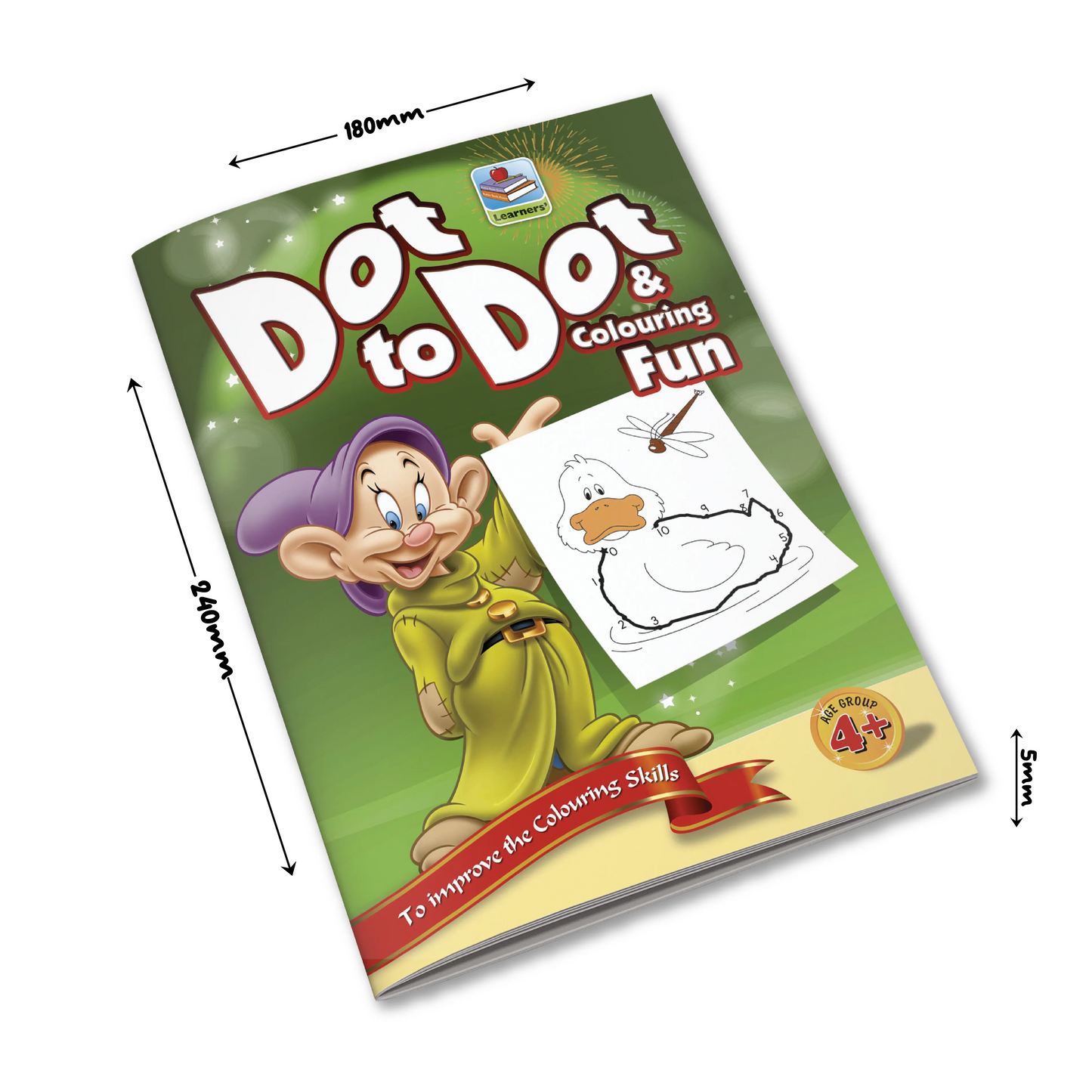 Dot to Dot Coloring Fun Jumbo