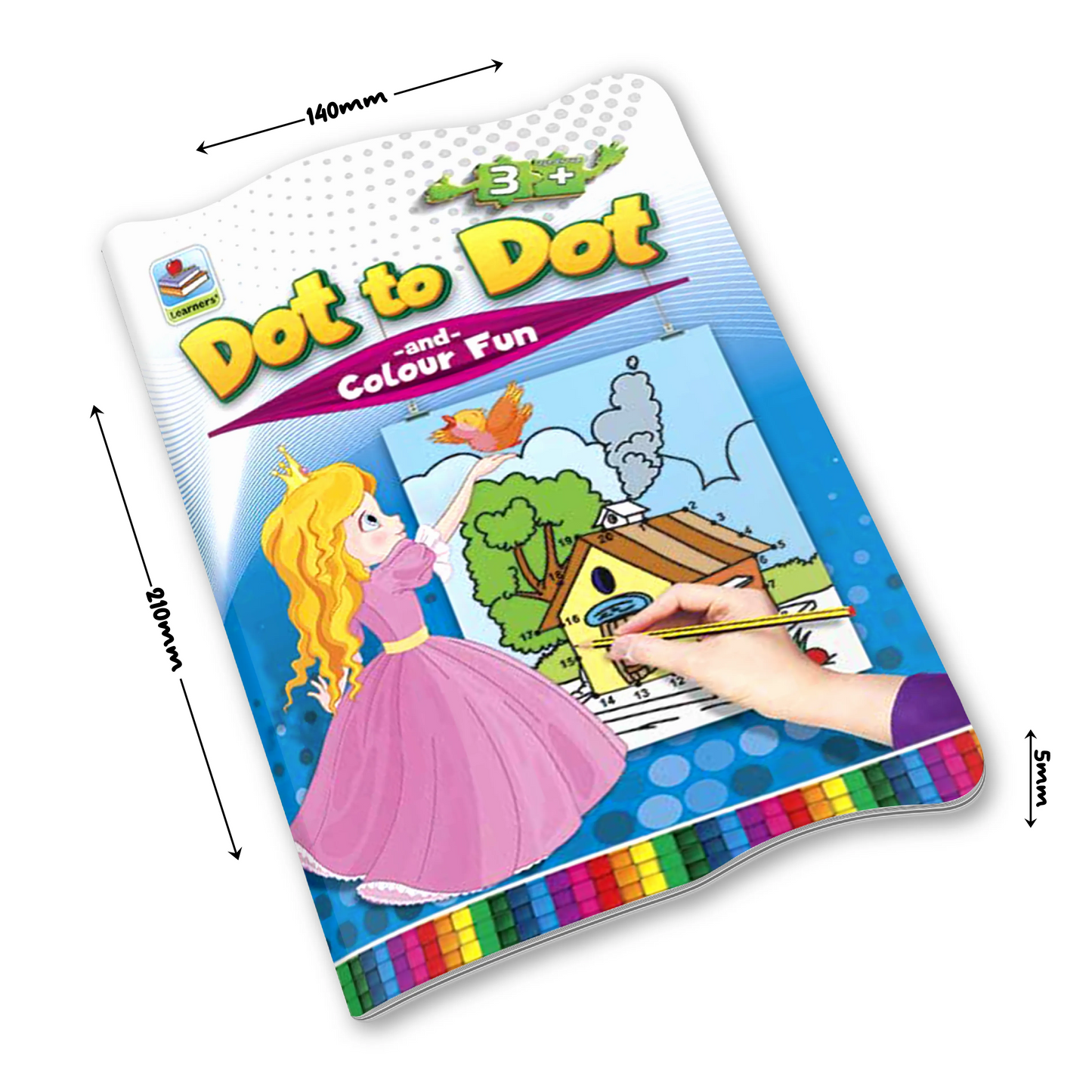 Dot-to-Dot Coloring | Book 3