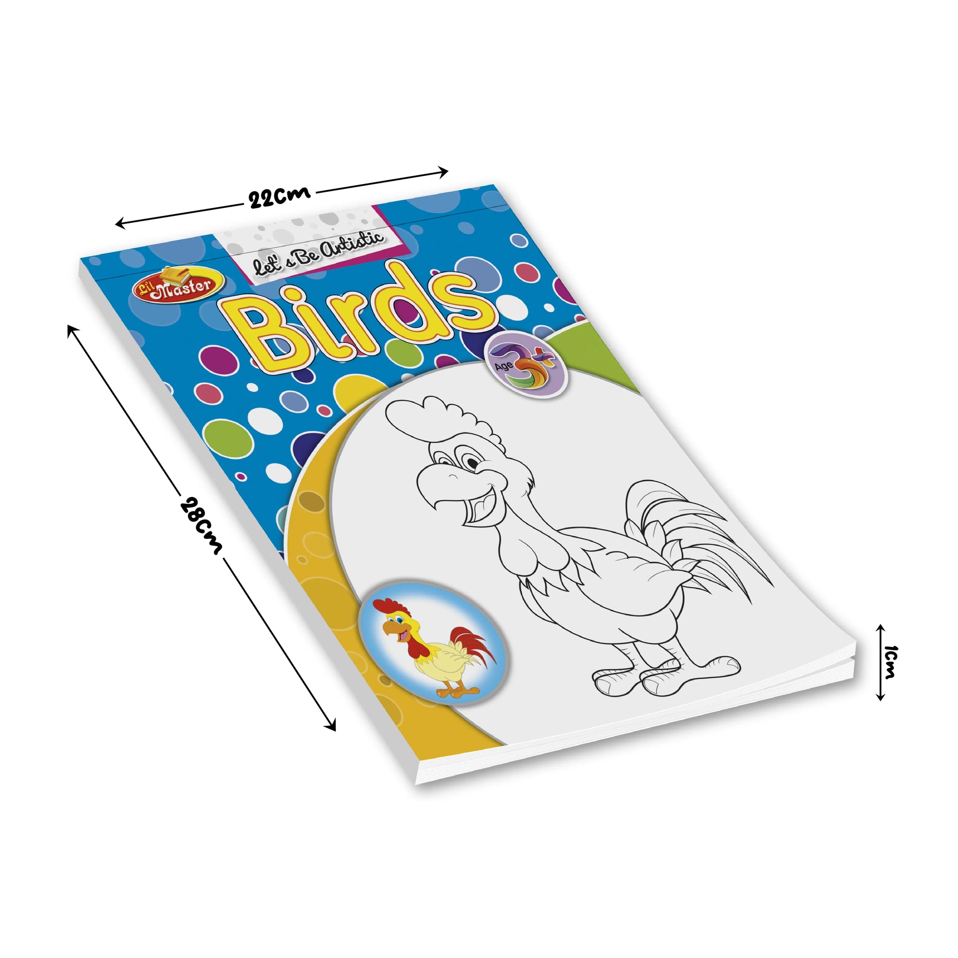 Let’s Be Artistic Coloring Pad | Birds