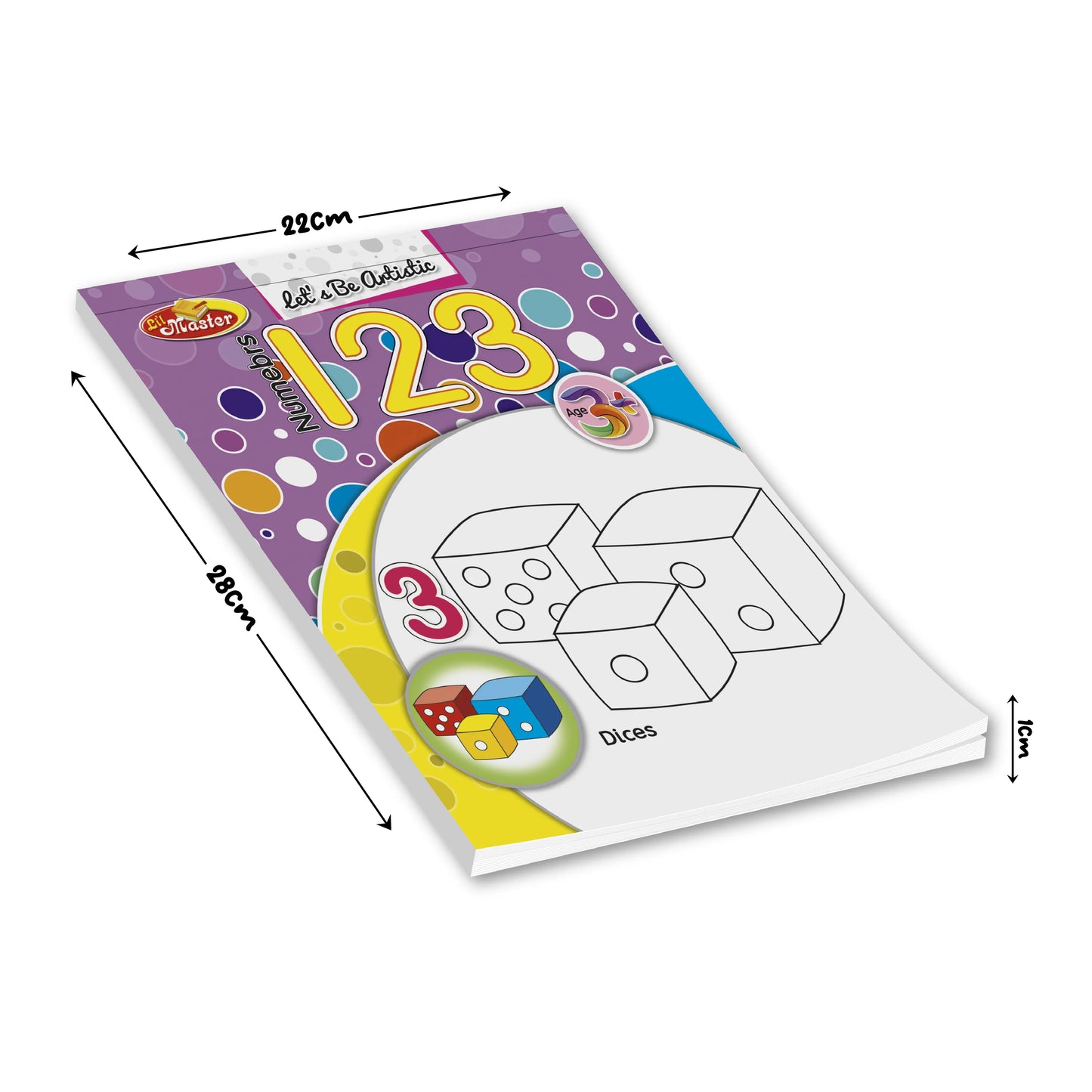 Let’s Be Artistic Coloring Pad | Counting