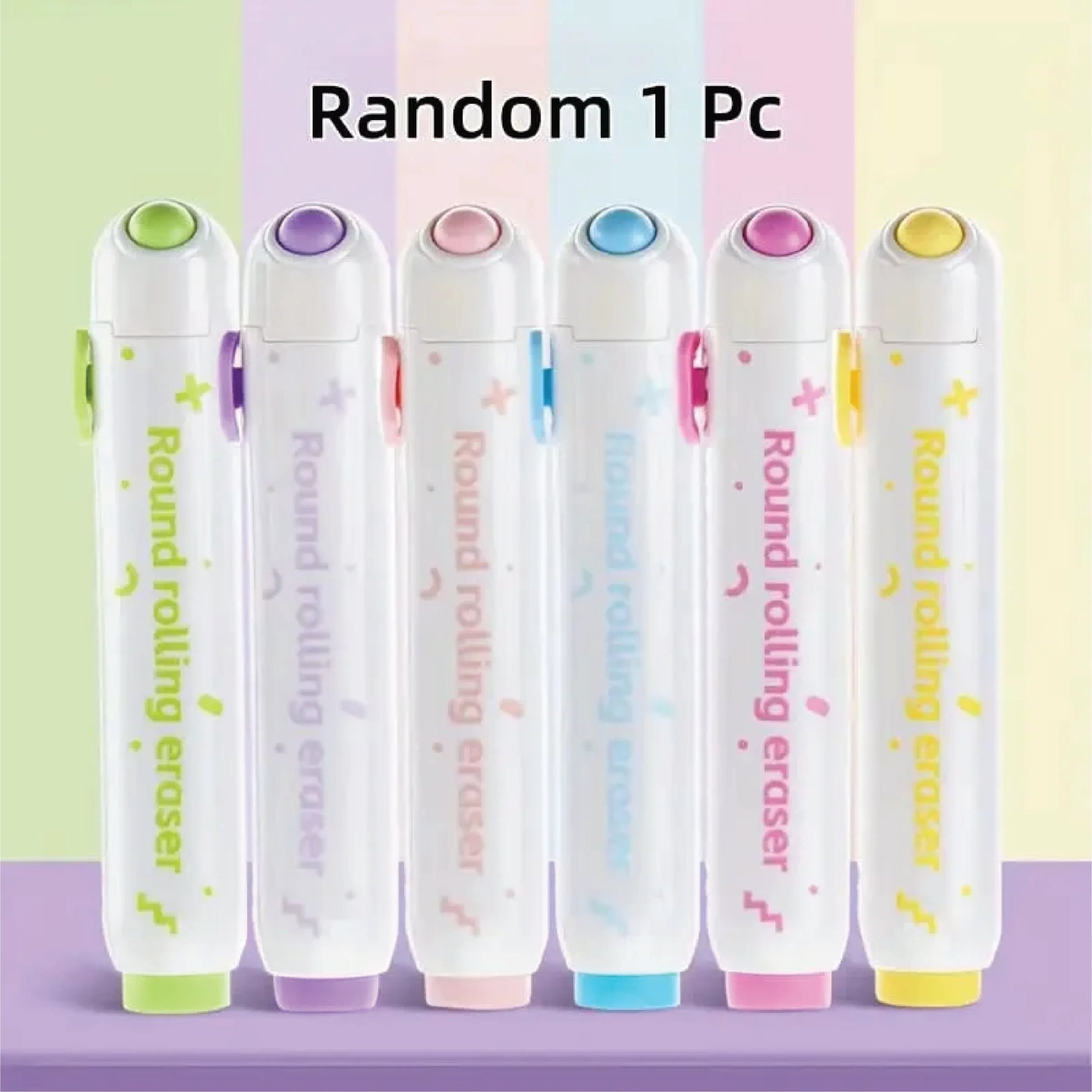 Round Rolling Eraser