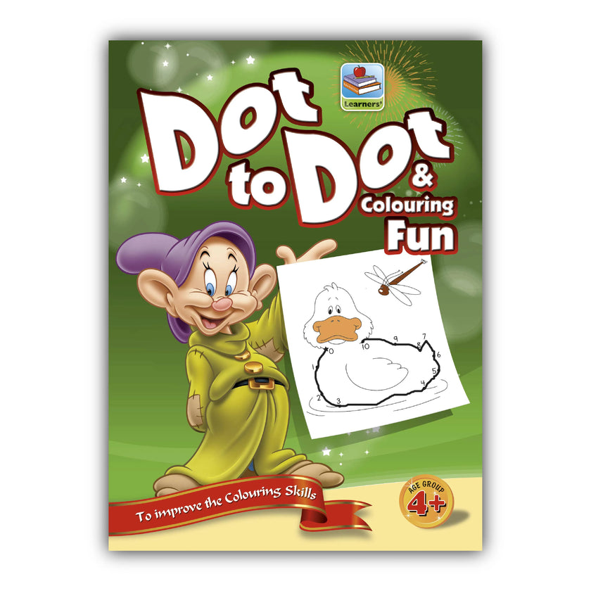 Dot to Dot Coloring Fun Jumbo
