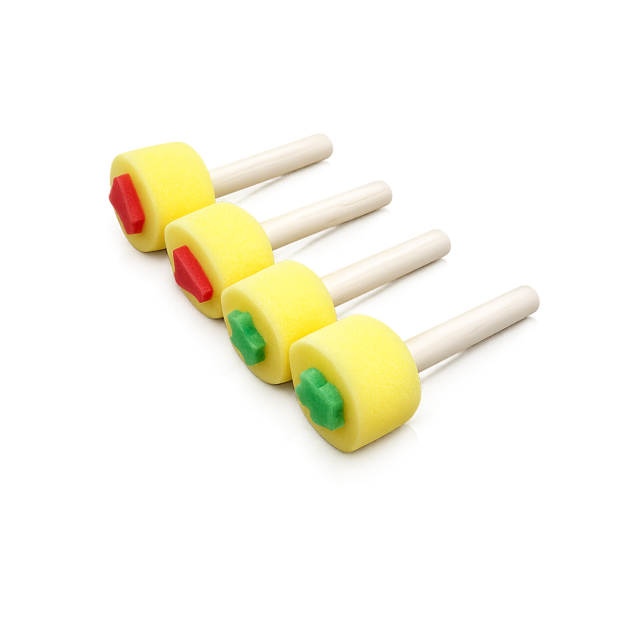 4 Pcs Sponge Painting Brushes Set for Kids